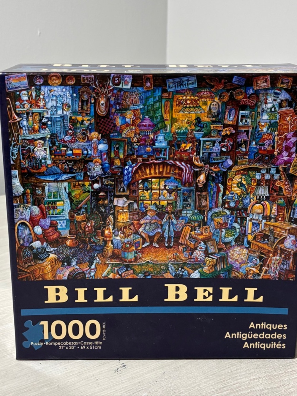 NEW SEALED 2016 Karmin Antiques by Bill Bell 1000 Piece Puzzle Unopened